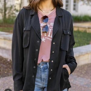 Grace & Lace Black Utility Jacket